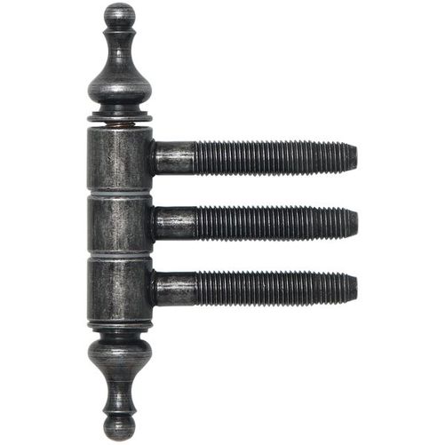 Antikes Eisen Einbohrzierband 3-teilig - 16 mm