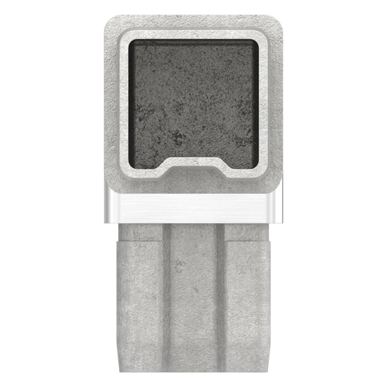 90° Verbindungsstück für 30x30x2mm Rohre - V4A