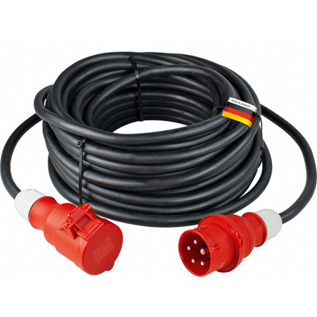 Schwabe CEE Starkstromverlängerung 32A, 22kW, 10m, H07RN-F 5G6, IP44