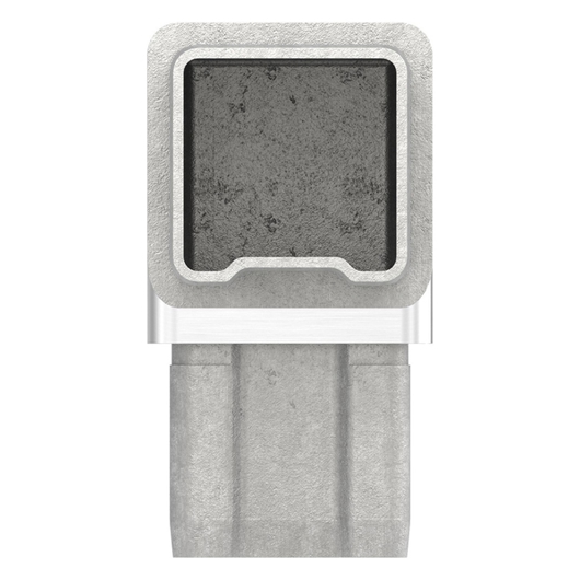 90° Verbindungsstück für Rohr 40x40x3mm | V4A - Hochwertige Rohrverbindung