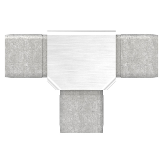 V4A Verbindungsstück für Rohr 30x30x2mm - Hochwertige Rohrverbindung