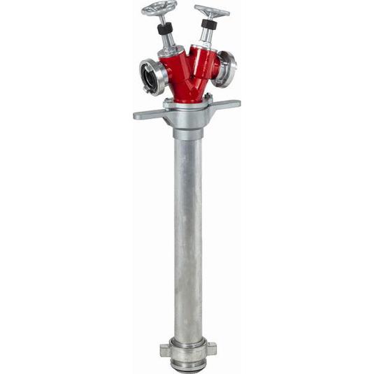 Drehbares Standrohr 7062 | DN 8 | Leichtmetall | 2x C Kopf