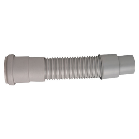 Flexibles HT-Rohr 40/50 mm x 50 mm - Länge 1000 mm - Ideal für Abflussanwendungen