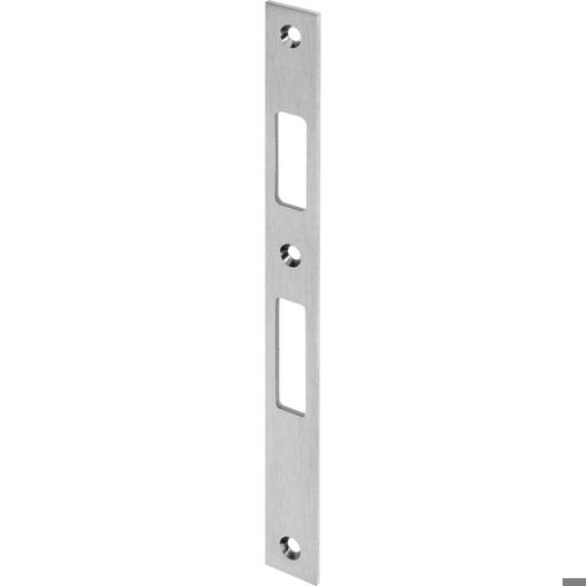 WILKA Edelstahl Schließblech flach für Falle und Riegel - 245 x 24 x 3 mm | Hochwertige Sicherheitstechnik