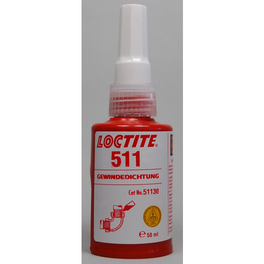 LOCTITE 511 ACC - Thixotropes Methacrylat-Gewindedichtmittel (50ML) - Dichtungsmittel für Rohrverbindungen