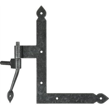 HALCÖ Fensterwinkelband Fulp - 190 x 140 mm - Verzinkter Stahl in Schwarz (passiviert)