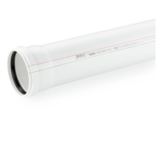 RAUPIANO PLUS Abflussrohr DN 75 - 500 mm Baulänge | Hochwertiges Abflussrohr für zuverlässige Entwässerung