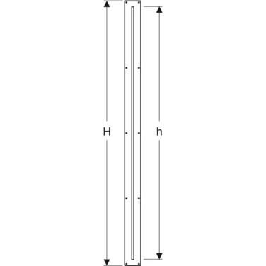 Montageelement für Duschtrennwand – kompatibel mit Fremdsystemen