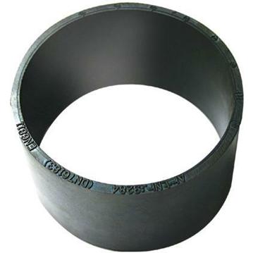 HAAS DN 70 Schlauchspannmuffe aus EPDM, Schwarz – Perfekt für HT-PE-Rohr 3275 | Abflussrohr