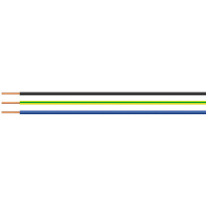 H05V-U PVC-Schaltdraht 0,75 mm² grün/gelb - Außen-Ø 2,5 mm - 28770