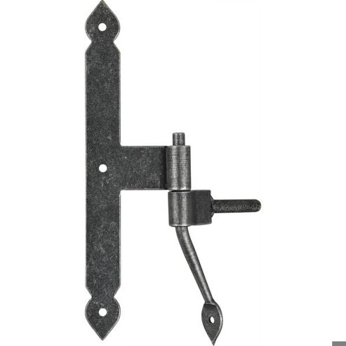 HALCÖ Fenstermittelband Fulp - 190 mm - Verzinkter Stahl in Schwarz (passiviert) | Kreuzband