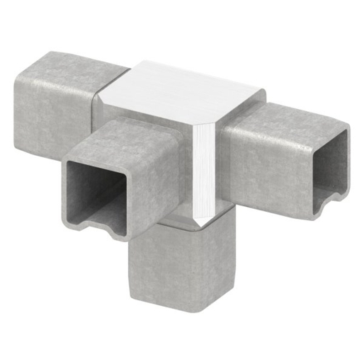 V4A Verbindungsstück für Rohr 25x25x2mm – Hochwertiges Rohrverbindungselement