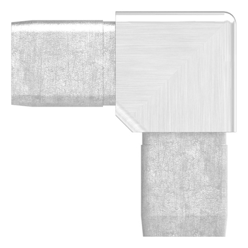 V4A Verbindungsstück für 25x25x2mm Rohre - Hochwertiges Verbindungselement