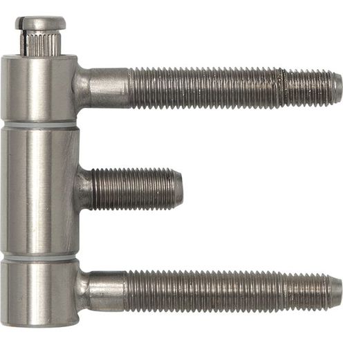 3-teiliges Stahlzargenband | Bandgröße 18 x 61 mm | Edelstahl