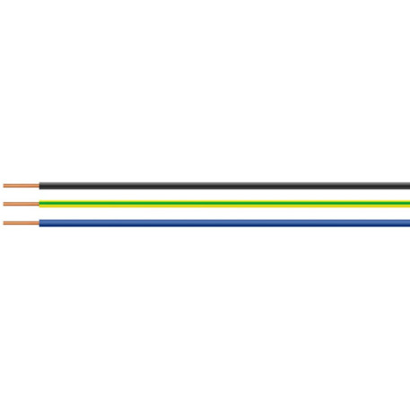H05V-U PVC-Schaltdraht - 1,0 mm² - Violett - Außen-Ø 2,7 mm - Artikel 28784