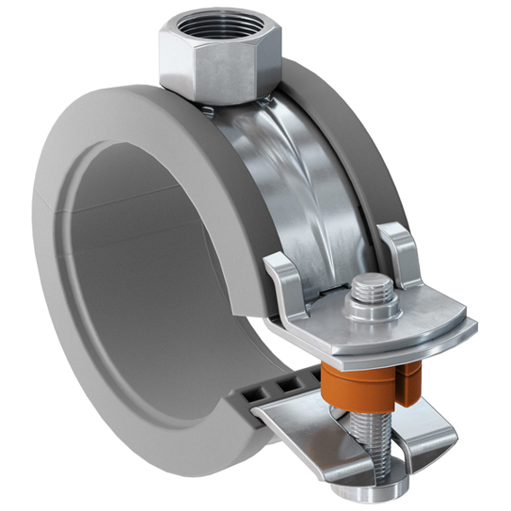 Fischer FKS Plus Gelenkrohrschelle - Hochwertige Verbindungsstelle für PVC-Rohre