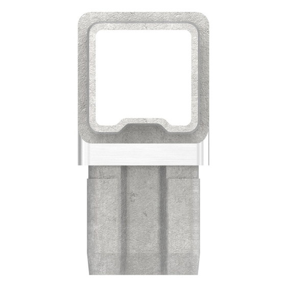 V4A Verbindungsstück für Rohr 30x30x2mm - Hochwertige Rohrverbindung