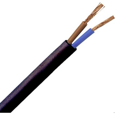 Kopp H03VV-F Schlauchleitung - 2 x 0.75 mm² - Schwarz - 10 m