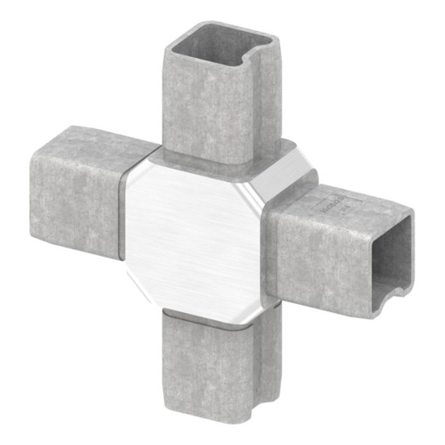V4A Verbindungsstück für Rohr 25x25x2 mm - Hochwertige Verbindungslösung für Ihr Rohrsystem