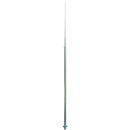 Fangstange D 40mm mit Erdungsschelle & KS-Verbinder - NIRO L 5000mm