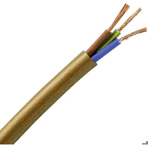 Kopp H03VV-F Schlauchleitung 3x0.75mm² Schwarz - 5m