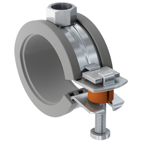 Hochwertige Gelenkrohrschelle FKS 56-63 – Flexibel & Robust