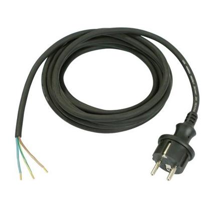 WEINGÄRTNER Anschlussleitung H07RN-F 3x1,5mm² – 5m Schutzkontakt Schwarz