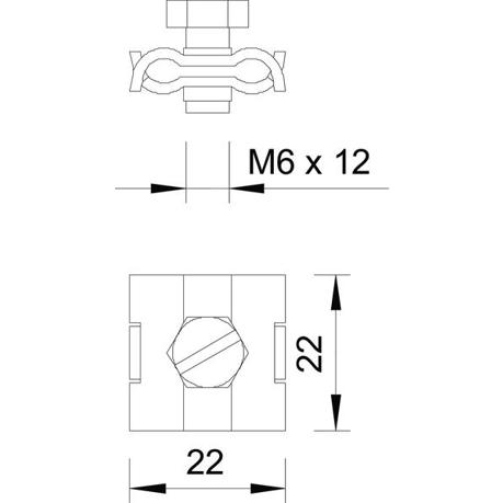 Galvanisch verzinkte Drahtseilklemme 3-6mm - Hochwertige Spanndrahtschelle