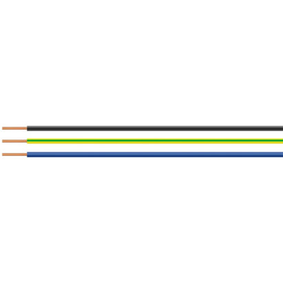 H05V-U PVC Schaltdraht 0,75 mm² Grau - Außen-Ø 2,5 mm - 28775