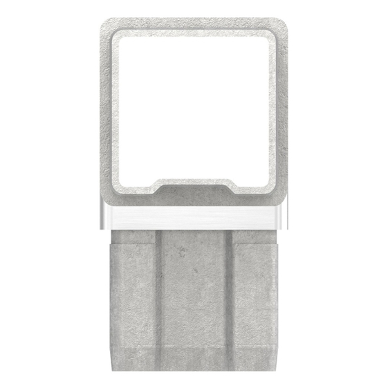 V4A Verbindungsstück für Rohr 40x40x2mm - Hochwertige Rohrverbindung