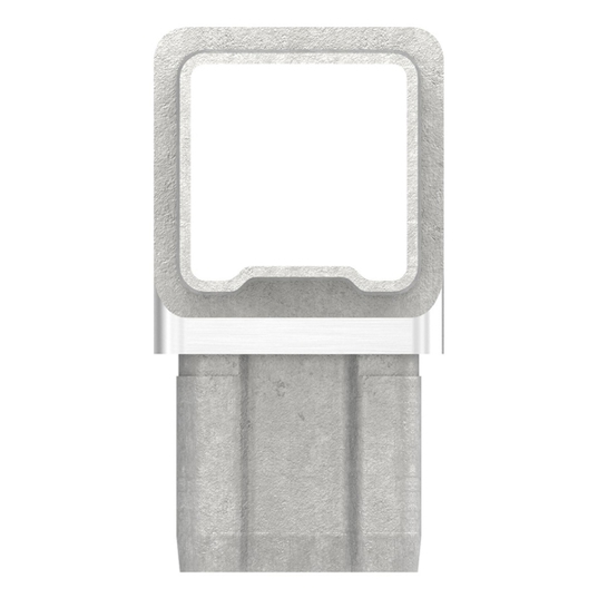 V4A Verbindungsstück für Rohr 40x40x3mm - Hochwertiges Rohrverbindungselement