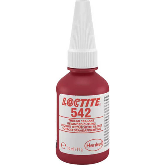 LOCTITE 542 - Gewindedichtung (10ml) von Henkel - Dichtungsmittel für Rohre