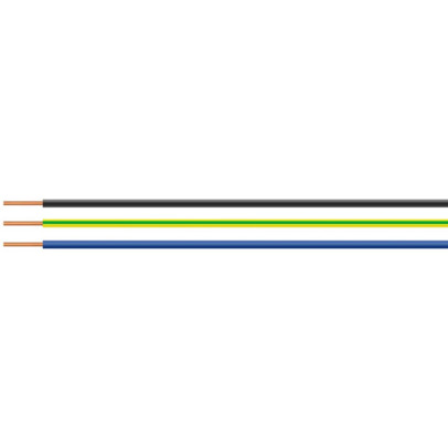 H05V-U PVC-Schaltdraht 1,0 mm² braun - Außen-Ø 2,7 mm