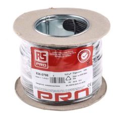 RS PRO H07Z-K Einzeladerleitung 1,5 mm² (16 AWG) - 100m, Schwarz, Kreuzvernetztes EI5-Polyolefin, Typ EL 5, EN 50363-5