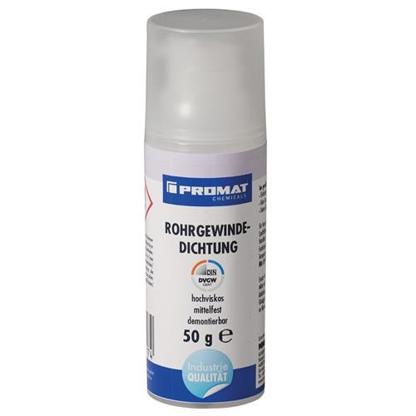 PROMAT CHEMICALS Rohrgewindedichtung Gelb 50g mit Pumpdosierer - Dichtungsmittel für Rohrleitungen