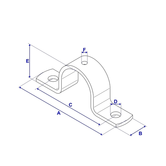 Vollschelle 2" (60,3 mm) - Breite 60 mm | Rohrbänder