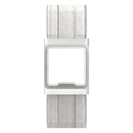 V4A Verbindungsstück für Rohr 40x40x2mm - Hochwertiges Rohrverbindungselement