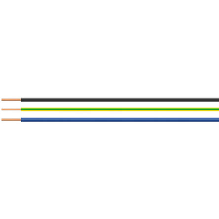 PVC Schaltdraht H05V-U 0,75 mm² rot - Außen-Ø 2,5 mm - Kabel 28773