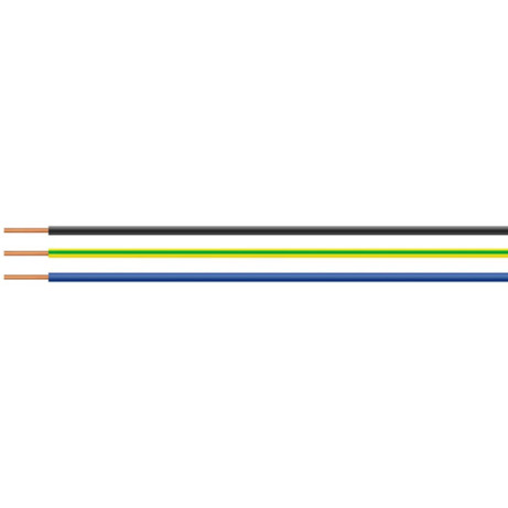 H05V-U PVC-Schaltdraht 1,0 mm² blau - Außen-Ø 2,7 mm | 28779