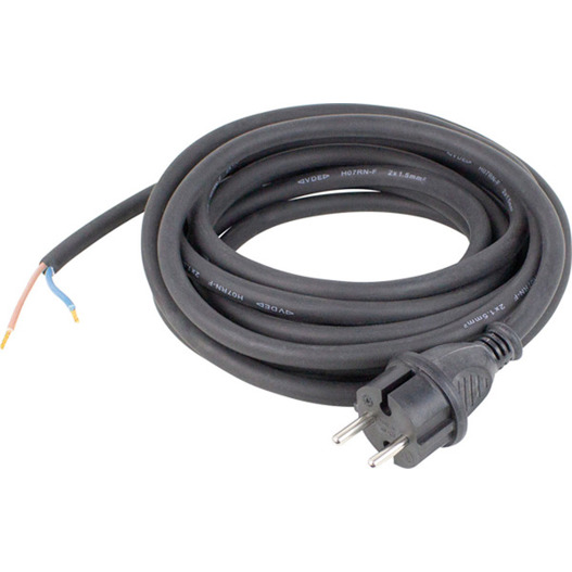 Schwabe Anschlussleitung 230V 16A, 5m H07RN-F 2x1,0 IP44 - Flexible und robuste Stromversorgung