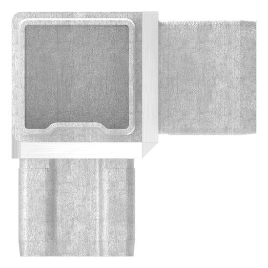V4A Verbindungsstück für Rohr 40x40x2mm – Hochwertige Rohrverbinder für optimale Stabilität