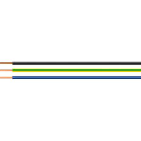 Helukabel H05V-U Einzelader 1 x 0.75 mm² - Schwarz, 100 m