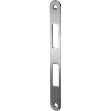 BKS Türrahmen-Flachschließblech B9000 | DL 24x235rund | Edelstahl matt