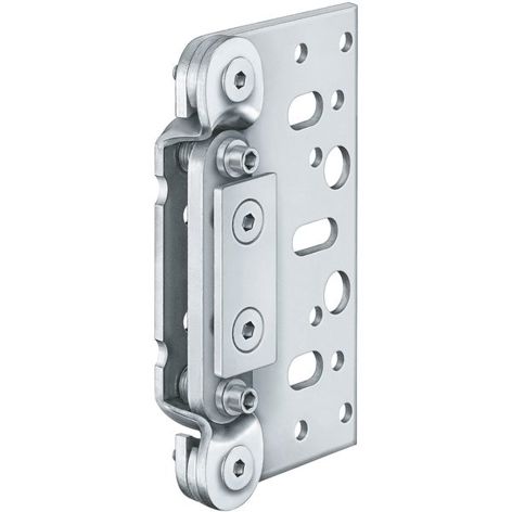 SIMONSWERK Aufnahmeblock V 7502 3D - Verstellbar - Verzinkter Stahl | Einbohrband