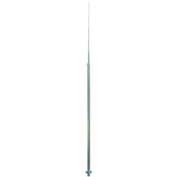 Fangstange Alu D 40/16/10mm, L 5000mm – inkl. Erdungsschelle & KS-Verbinder