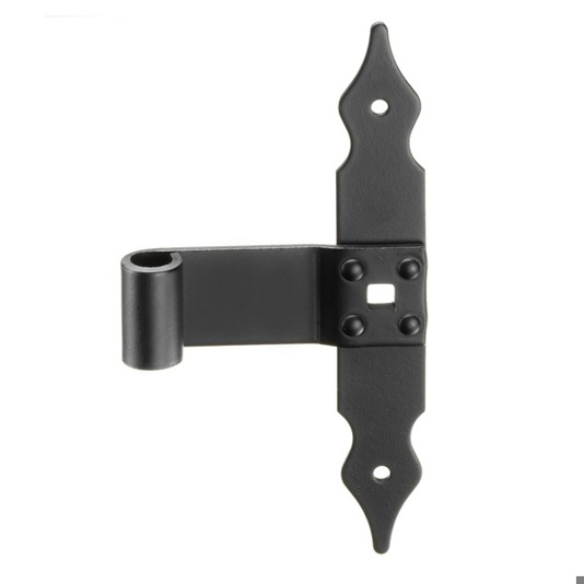 Schwarzes Mittelband 10/200 mit Zierspitzen - Kreuzband