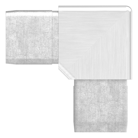V4A Verbindungsstück für Rohre 30x30x2mm - Hochwertiges Verbindungselement