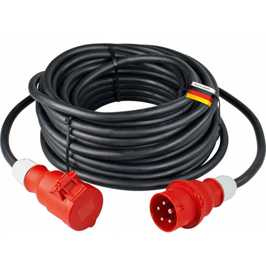 CEE Starkstromverlängerung 16A 11kW 25m - H07RN-F 5G2,5 - IP44