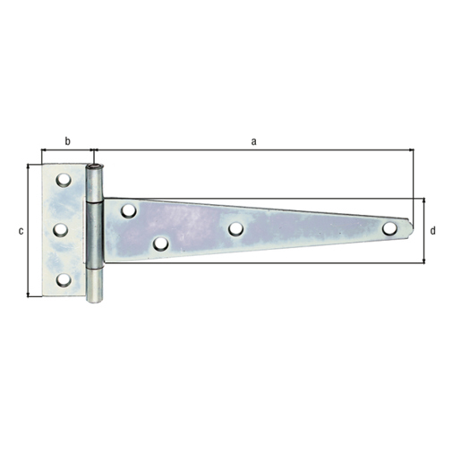 Kistenband mit Scharnier - 90x32 mm | Bandmaß: 200x43,5 mm | Hochwertige Verbindungslösung