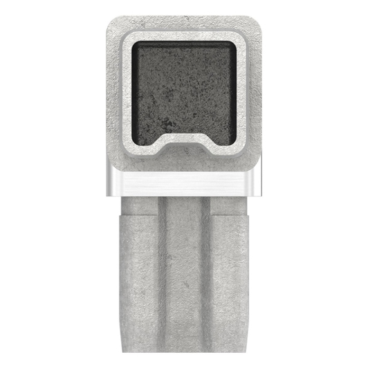 90° Verbindungsstück für Rohr 25x25x2mm | V4A Edelstahl